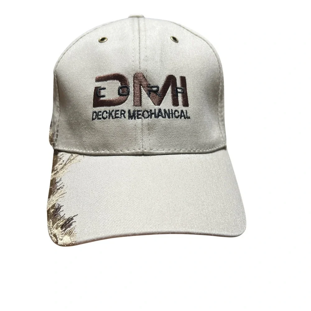 DMI Decker Mechanical Embroidered Deer Trees Baseball Cap Khaki One Size FitsAll